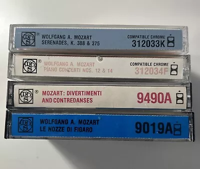 Cassette Musical Heritage Society Mozart Lot Of 4 Classical Piano • $25