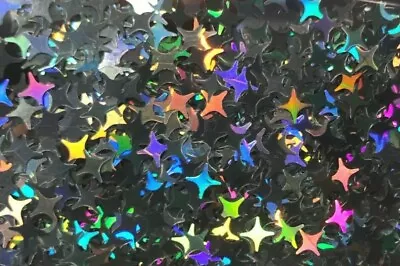 Holographic 4-POINT STAR Shape Glitter~Nail Art•Face•Festival• Spangle 1tsp • $2.98