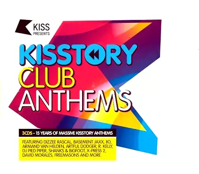 Kisstory Club Anthems - 3 X Cds Mixed 90s Dance Trance House Uk Garage Cd Cdj Dj • £4.99