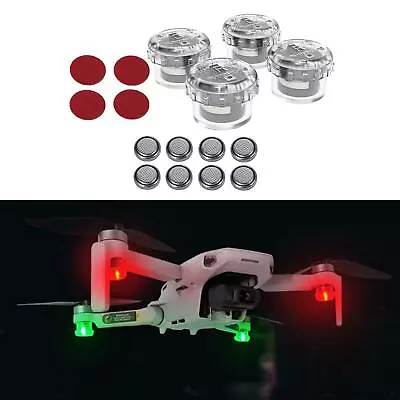 $26.52 • Buy LED Flash Light Strobe Lamp 2 Colors Red Green For DJI Mavic Air 2 Pro Drone