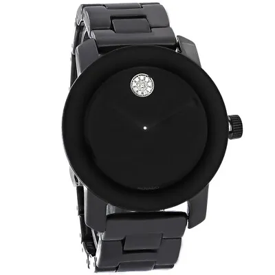 $587 • Buy Movado Bold Black Dial Ladies Black Ceramic Swiss Quartz Watch 3600535
