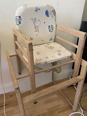 £6 • Buy East Coast 1473B Combination Highchair (All Wood)