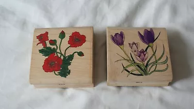 £3.50 • Buy Embossing Rubber & Wood Stamps.....New....Floral