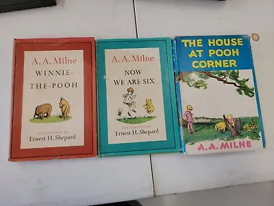 $25 • Buy HOUSE AT POOH CORNER NOW WE ARE SIX WINNIE THE POOH By A.A. Milne 