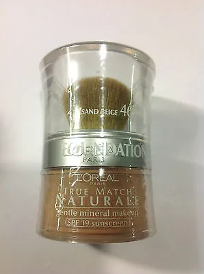 L'Oreal Paris True Match Gentle Mineral Makeup SPF 19 SAND BEIGE #467 NEW. • $16.96