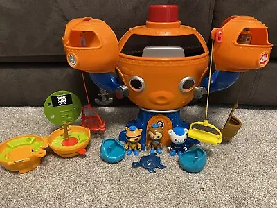 Octonauts Octopod With Working Octo Alert Figures & Extra Kwazii On The Go Pod • £24