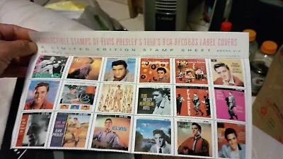 Collectable  Stamps Of Elvis Presley's 1950's RCA Records Label Covers • $40