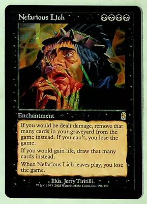 Nefarious Lich - Odyssey - 2001 - Magic The Gathering • $2.29