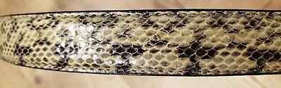 High Noon Genuine Snakeskin Belt - Men's M 40  - Made In U.s.a. • $99.99
