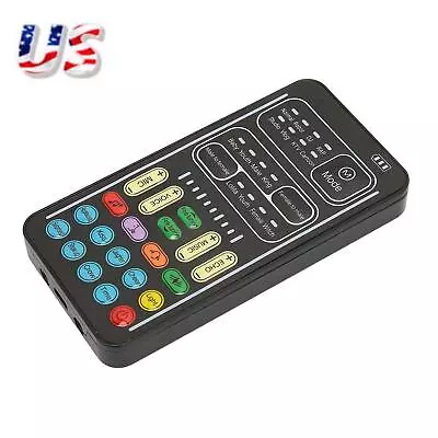 8 Mode Voice Changer Sound Card For Mobile Phone Tablet Sound Changer Device • $19.29