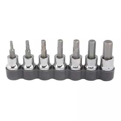 Craftsman Evolv Hex Allen Key Bit Socket Set 7pc. 3/8in. Dr. Metric Or SAE • $18.25