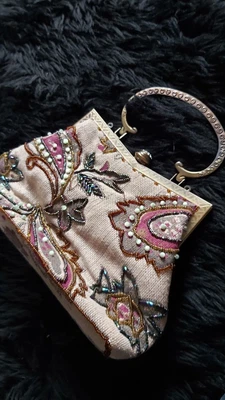 £10 • Buy Ladies Beaded Evening Bag Elegant Leko Of London 