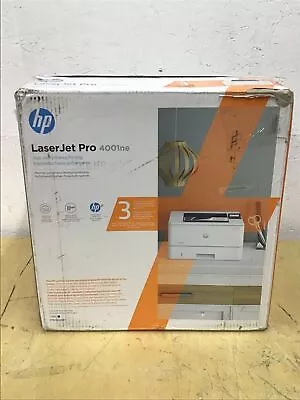 HP LaserJet Pro 4001ne Black & White Printer 2Z599E#BGJ • $119.99