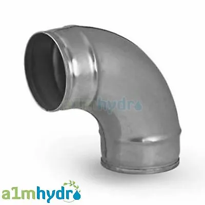 £9.99 • Buy 90 Degree Bend Grow Room Ventilation Duct Pipe Fan Ducting Elbow 4 5 6 8 10 12  