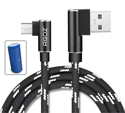 L Shape Micro USB Cable FAST Charger Sync Cord For JBL Speakers Flip 4 / 3 / 2 • $4.78