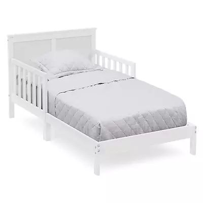 Delta Children Collins Wood Toddler Bed Greenguard Gold Certified Bianca White • $299