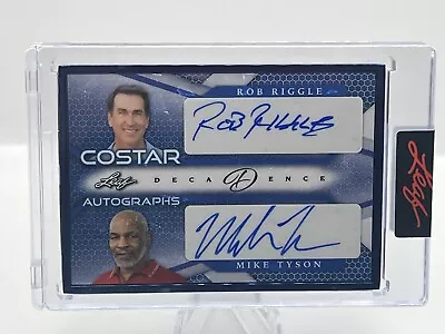 2023 Leaf Decadence Costar Rob Riggle & Mike Tyson Autos 2/8 • $105