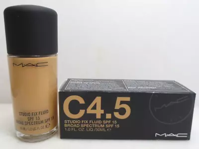 Mac Studio Fix Fluid Spf 15-  C4.5 - 1 Oz Boxed • $19