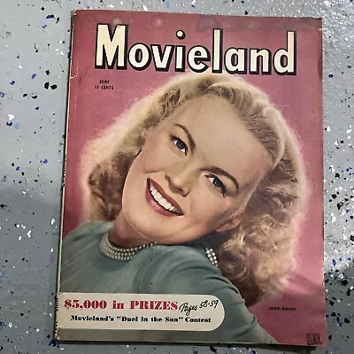 Movieland Magazine Jun 1946 Featuring June Haver • $30