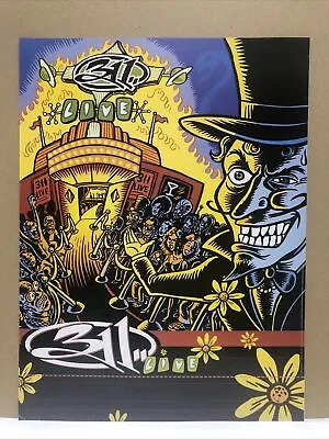 $14.95 • Buy Vintage 1998 “311 Live” Rock Band Music Concert Promo Nos Poster 24” X 18”