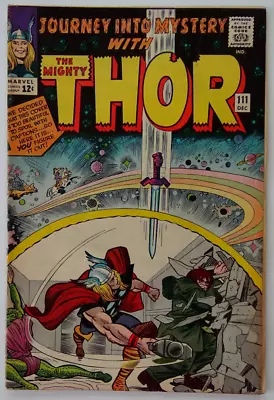 Comic Book- Journey Into Mystery With Mighty Thor #111 Kirby & Lee 1964 • $140