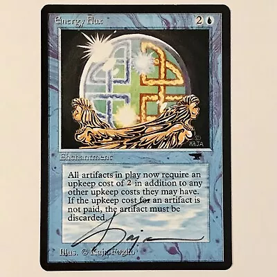 Artist Proof - Antiquities Energy Flux  - Kaja Foglio Signed - Mtg  Ap • $84.99