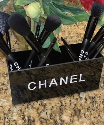 New Chanel Vip Gift 3 Compartment Brush/utensil Holder - Unboxed • $69.99