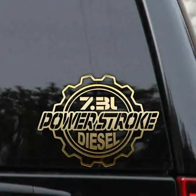 $6.75 • Buy Powerstroke 7.3L Diesel Truck Decal Sticker Ford Turbo F250 F350 Window Laptop  