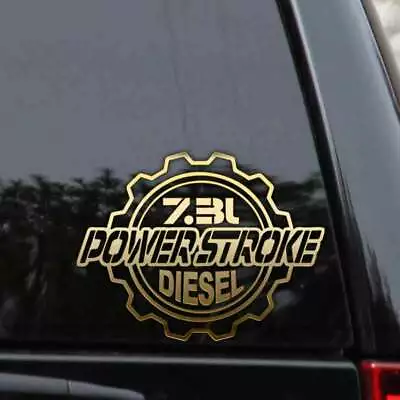 $6.75 • Buy Powerstroke 7.3L Diesel Truck Decal Sticker Ford Turbo F250 F350 Window Laptop  