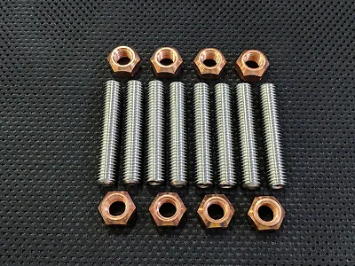 VW Camper T2 T3 T25 Stainless Steel Exhaust Manifold Studs And Copper Nuts X8 • $15.43