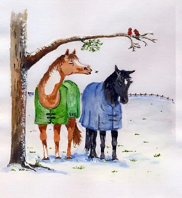 Christmas Cards Sale Animal Charity.  Veteran Horse Trust - Pack Of 10 • £7.50