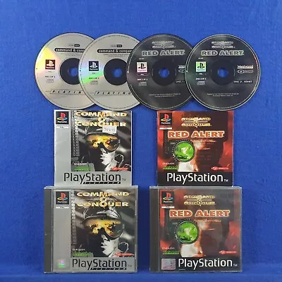 Ps1 COMMAND & CONQUER X2 Games Inc Red Alert PAL Version Ps2 Ps3 • $65.99