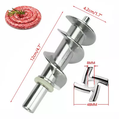2Pcs/Set Meat-Grinder Screw Mincer Auger Parts Replace Kitchen Home Accessories • £11.55