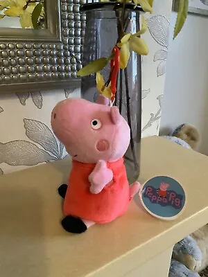 Peppa Pig Coin Purse Soft Plush Kids Soft Toy Childrens NEW With Tags • £3.79