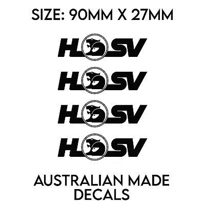 $19.99 • Buy Holden HSV Brake Caliper Decals Set Of 4. 90mm X 27mm. Premium Vinyl.