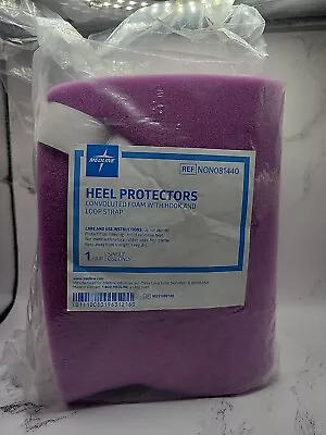 Medline NON081440 Convoluted Foam Heel Protectors Purple • $8