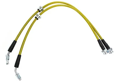 ISR Stainless Steel Braided Front Z32 Conversion Brake Lines Set Silvia 240sx • $54.90