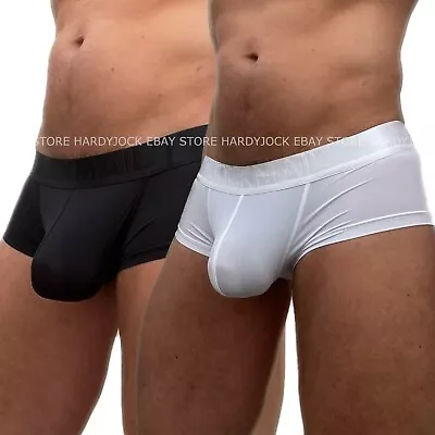 Jockmail Mens Silky Fine Bulge Enhancing Micro Boxer Brief Underwear Short • £8.99