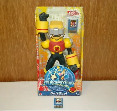 MegaMan NT Warrior GutsSoul 9  Figure W/ Extra Battlechip New 2004 Mattel  • $53.95