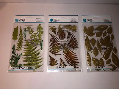 Martha Stewart Crafts Stickers - Leaves And Ferns  3 Sets • $10