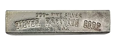 Silver Refining Corp. 5 Oz .999 Fine Silver Bar Rare • $128.25