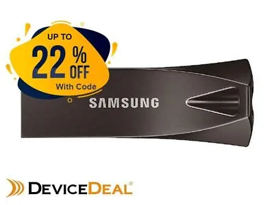 Samsung USB 3.1 256GB Flash Drive BAR Plus- Titan Gray • $77