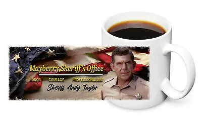 Mayberry Sheriff's Office Honor Courage Sheriff Taylor 11oz Ceramic Coffee Mug  • $15.95