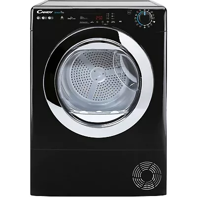 Candy Smart Pro 9kg Heat Pump Tumble Dryer - Black CSOEH9A2DCEB-80 • £487.54