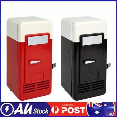 Portable 5V Desktop USB Electric Refrigerator Mini Car Beverage Cooling Fridge • $29.99