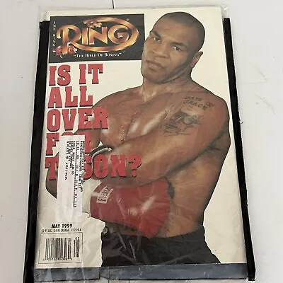 The Ring Boxing Magazine Mike Tyson Cover May 1999 Is It All Over For Tyson? • $14.24