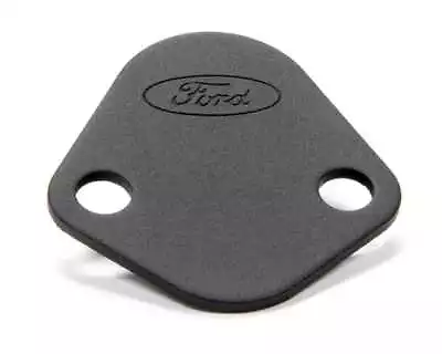Mustang Fuel Pump Block Off Plate Ford Logo Black V8 All Except 351C 64-73 • $15.95