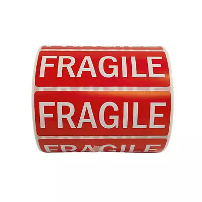 Postage Stickers-Fragile Parcel Labels -  89 X 32mm - Self Adhesive Stickers • £91.99