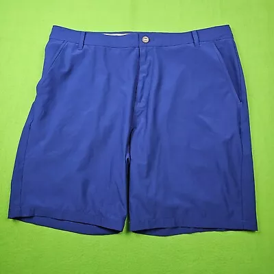 Puma Golf 101 Heather Shorts Men's 38 Blue Chino Performance Dry Cell Comfort • $22.66