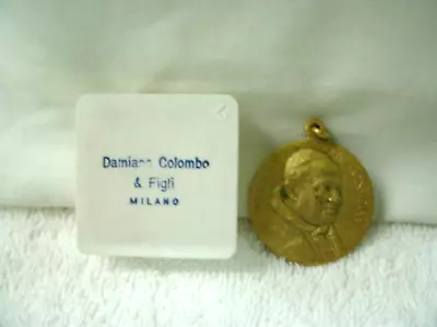 POPE JOHN XXIII Medal --JESUS W APOSTLES DESIGN VATICAN --Milano -Italy • $49.99